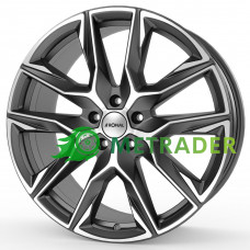 Ronal R71 R20 W8.5 PCD5x112 ET20 DIA66.5 Orbit Grey Matt Front Polished