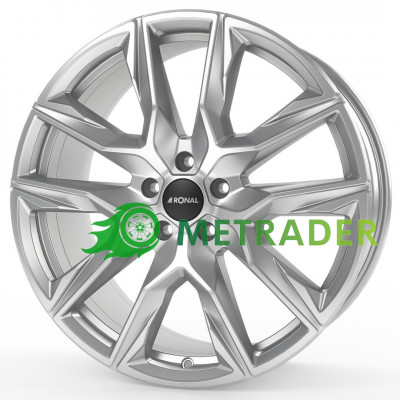 Ronal R71 R20 W8.5 PCD5x112 ET42 DIA66.5 Platinum Silver