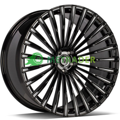 Seventy9 MF.1 R20 W8.5 PCD5x112 ET25 DIA66.6 Black Gloss