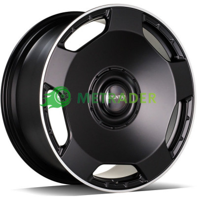 Seventy9 MF.6 R22 W10 PCD5x130 ET30 DIA84.1 Matt Black Front Polished Lip Polished