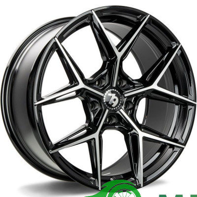 Seventy9 SCF-B R19 W8.5 PCD5x112 ET35 DIA66.6 Black Front Polished