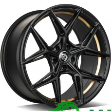 Seventy9 SCF-B R19 W9.5 PCD5x112 ET40 DIA66.6 Black Matt Gold Inner Lip