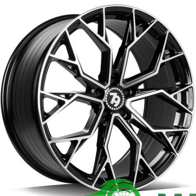 Seventy9 SCF-H R18 W8 PCD5x120 ET30 DIA72.6 Black Front Polished