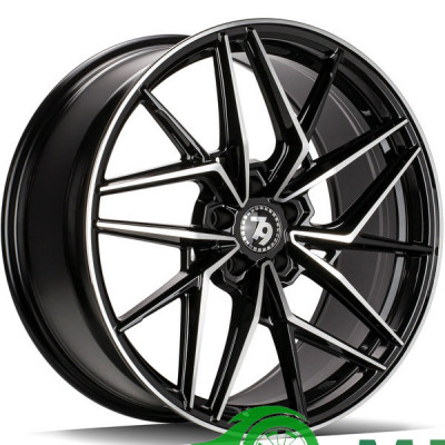 Seventy9 SCF-I R20 W9 PCD5x112 ET30 DIA66.6 Black Front Polished