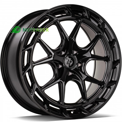 Seventy9 SCF-W R19 W8.5 PCD5x112 ET30 DIA66.6 Black Gloss