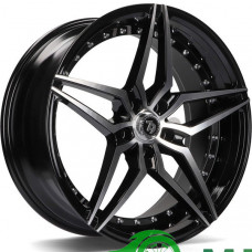 Seventy9 SV-AR R19 W9.5 PCD5x120 ET35 DIA74.1 Black Front Polished