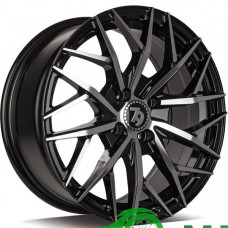 Seventy9 SV-C R16 W7 PCD4x100 ET38 DIA67.1 Black Front Polished