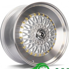 Seventy9 SV-F R16 W7 PCD4x100 ET35 DIA67.1 Silver Front Polished