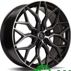 Seventy9 SV-K R17 W7 PCD5x100 ET40 DIA73.1 Black Front Polished
