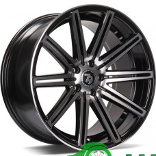 Seventy9 SV-M R18 W8 PCD5x112 ET35 DIA66.6 Black Front Polished