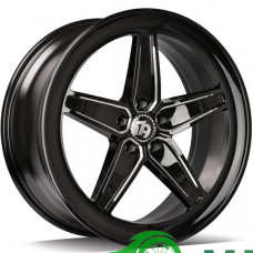 Seventy9 SV-Y R20 W9 PCD5x112 ET35 DIA66.6 Black Glossy Edges Polished