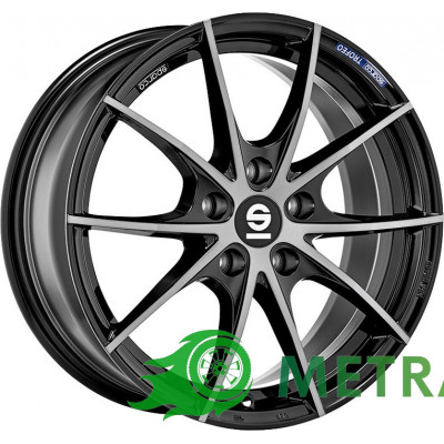 Sparco Trofeo 5 R18 W8 PCD5x120 ET29 DIA72.6 Black Full Polished