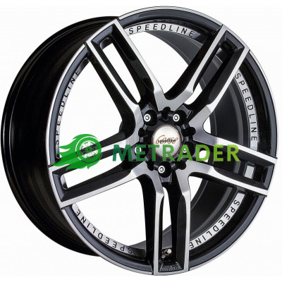 Speedline Corse SL1 Imperatore R18 W8 PCD5x112 ET35 DIA76.1 Black Polished
