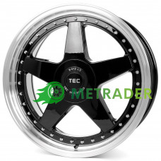 Tec GT-EVO-R R19 W8.5 PCD5x120 ET40 DIA72.6 Black Polished Lip