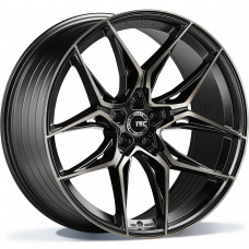 Tec GT9 R19 W8 PCD5x108 ET45 DIA72.6 Black Matt Polished Shadow Edition