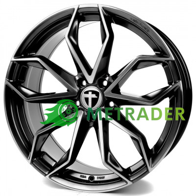 Tomason TN22 R19 W8.5 PCD5x114.3 ET45 DIA72.6 Black Polished