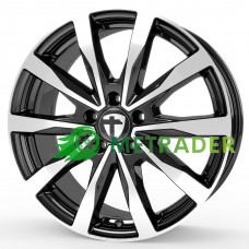 Tomason TN28 Flow R18 W7.5 PCD5x108 ET45 DIA72.6 Black Polished
