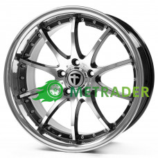 Tomason TN8 R19 W8.5 PCD5x120 ET35 DIA72.6 Hyperblack Diamond Polished with Steel Lip