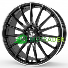 Ultra Wheels UA4 Speed R19 W8.5 PCD5x112 ET32 DIA66.6 Black Rim Polished