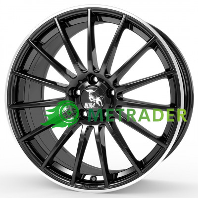 Ultra Wheels UA4 Speed R20 W8.5 PCD5x112 ET45 DIA66.6 Black Rim Polished