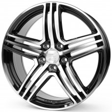 Wheelworld 2DRV WH12 R18 W8 PCD5x114.3 ET45 DIA72.6 Black Gloss Polished