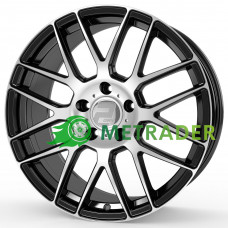 Wheelworld 2DRV WH26 R17 W7.5 PCD4x108 ET38 DIA72.6 Black Front Polished