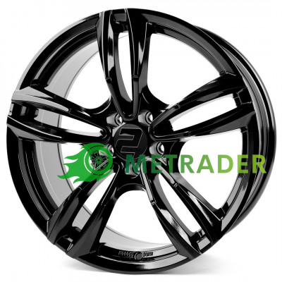 Wheelworld 2DRV WH29 R17 W7.5 PCD5x120 ET35 DIA72.6 Black Gloss Lacquered
