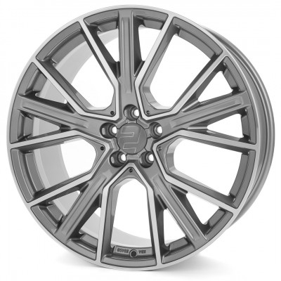 Wheelworld 2DRV WH34 R20 W8.5 PCD5x112 ET21 DIA66.6 Daytona Grey Polished