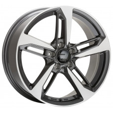 Wheelworld 2DRV WH36 R18 W8 PCD5x112 ET40 DIA66.6 Dark Gunmetal Polished