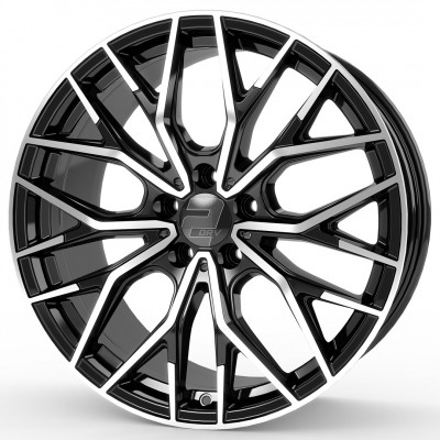Wheelworld 2DRV WH37 R20 W8.5 PCD5x108 ET48 DIA72.6 Black Polished