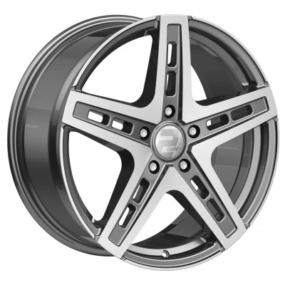 Wheelworld 2DRV WH38 R22 W9.5 PCD5x120 ET42 DIA72.6 Daytona Grey Polished