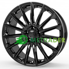 Wheelworld 2DRV WH39 R18 W8 PCD5x112 ET40 DIA66.6 Black Polished Lip