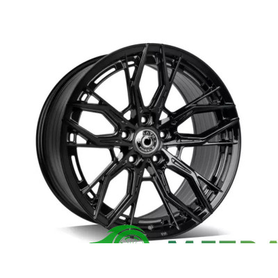 Wrath Wheels WF15 R19 W8.5 PCD5x120 ET35 DIA74.1 Black Glossy