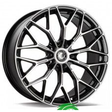 Wrath Wheels WF16 R19 W8.5 PCD5x112 ET40 DIA73.1 Black Polished