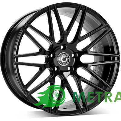 Wrath Wheels WF3 R20 W10 PCD5x112 ET40 DIA73.1 Black Glossy