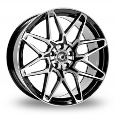 Wrath Wheels WF6 R18 W8 PCD5x120 ET35 DIA72.6 Black Polished