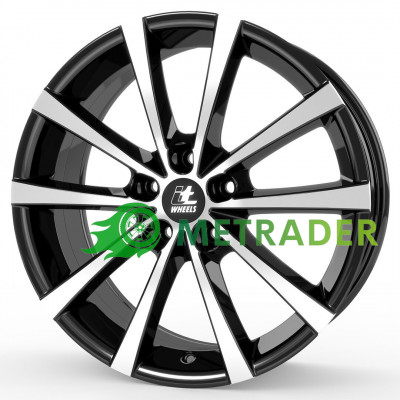 itWheels Alice R17 W7 PCD5x112 ET45 DIA57.1 Black Front Polish