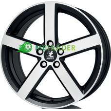 itWheels Eros R18 W8 PCD5x120 ET50 DIA65.1 Matt Black Front Polished