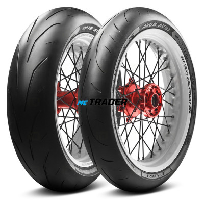 Avon AV81 3D Ultra Xtreme 120/70 R17 Slick F NHS